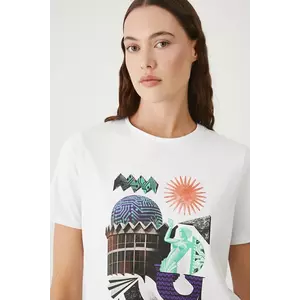 Medicine tricou culoarea alb imagine