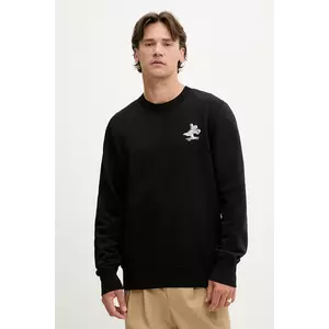 PS Paul Smith hanorac de bumbac culoarea negru, cu imprimeu, M2R-668U-TP5251 imagine