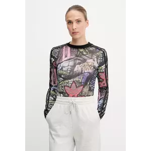 adidas Originals longsleeve Pride x Jeremy Scott culoarea negru, JW0826 imagine