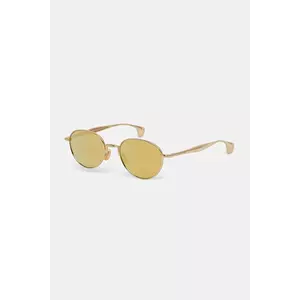 Bottega Veneta ochelari de soare culoarea auriu, BV1396S imagine
