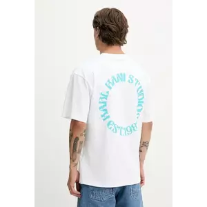 Karl Kani tricou din bumbac culoarea alb, cu imprimeu, PD00005335 imagine