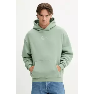 Karl Kani bluză culoarea verde, cu glugă, cu imprimeu, PD00008143 imagine