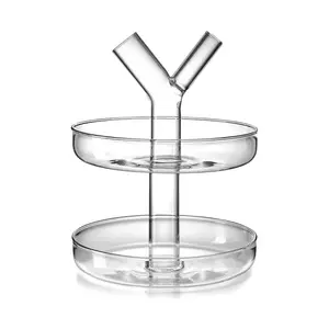 IVV platou 23 cm culoarea transparent imagine