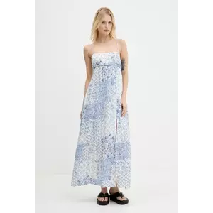 Hollister Co. rochie culoarea alb, maxi, evazați, KI359-1309 imagine