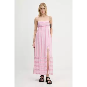 Hollister Co. rochie culoarea roz, maxi, evazați, KI359-5166 imagine