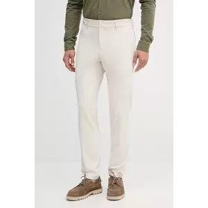 BOSS pantaloni culoarea bej, cu fason chinos, 50543570 imagine