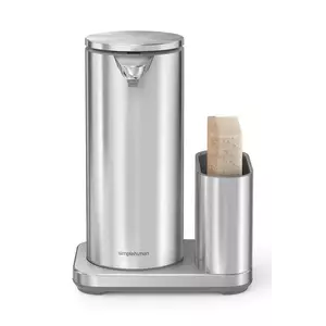 Simplehuman dozator fără atingere cu recipient cu burete Sensor Pump 414 ml culoarea gri imagine
