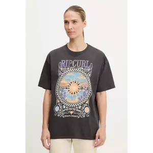 Rip Curl tricou din bumbac LUNA HERITAGE culoarea gri, 0FWWTE imagine