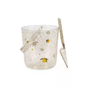 Konges Sløjd set de jucării cu nisip GLITTER BUCKET AND SHOVEL PRINT KS104531 imagine
