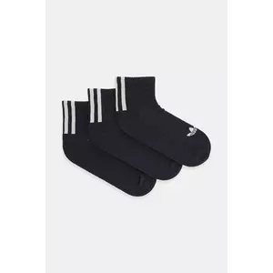 adidas Originals șosete 3-Stripes 3-pack culoarea negru, JV7426 imagine