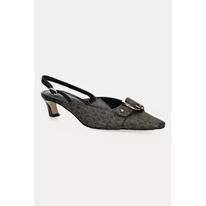 MICHAEL Michael Kors pumps Jaden culoarea maro, cu toc drept, cu toc deschis, 40T5JDMS1B.007 imagine