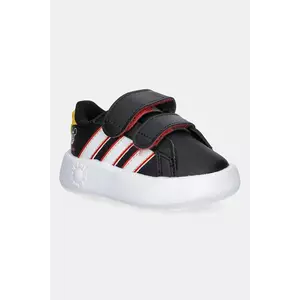 adidas sneakers pentru copii GRAND COURT MICKEY culoarea negru, JQ8071 imagine