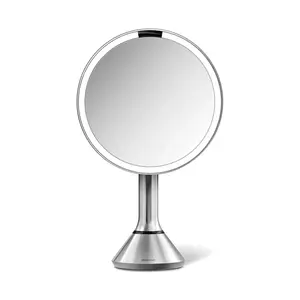 Simplehuman oglindă cu iluminare led Sensor Dual Light culoarea gri imagine