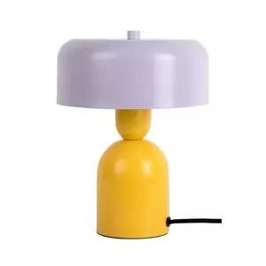 Leitmotiv lampă de masă cu led Double Funky culoarea galben imagine