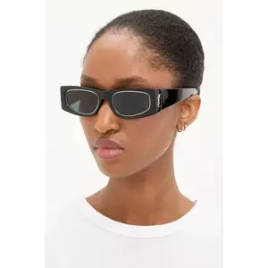 Saint Laurent ochelari de soare culoarea negru, SL M140 RIM imagine