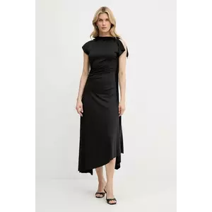 Victoria Beckham rochie culoarea negru, maxi, evazați, 1325JDR006471A imagine