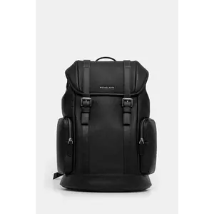 Michael Kors ghiozdan de piele HUDSON culoarea negru, mare, uni, 33S5LHDB8L imagine
