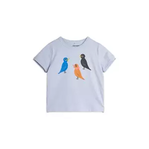 Mini Rodini tricou copii Birds culoarea violet, cu imprimeu, 2562013845 imagine
