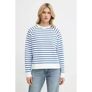 Marc O'Polo hanorac de bumbac culoarea bleumarin, cu imprimeu, 5000006574 imagine