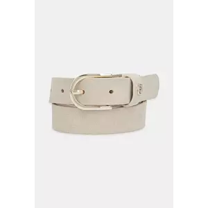 BOSS curea din piele întoarsă culoarea bej, 50522643 imagine
