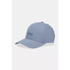 BOSS șapcă de baseball din bumbac culoarea negru, cu imprimeu, 50519889 imagine