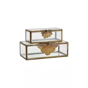 Madam Stoltz cutie de depozitare culoarea transparent imagine