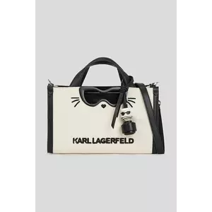 Karl Lagerfeld geantă culoarea bej, A3W30332 imagine