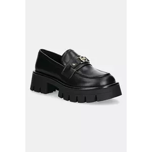 MICHAEL Michael Kors mocasini de piele Mandy culoarea negru, cu platforma, 40T5MAFP1L.001 imagine
