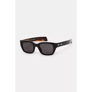 Bottega Veneta ochelari de soare culoarea negru, BV1393S imagine