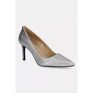 MICHAEL Michael Kors stilettos de piele Alina culoarea argintiu, 40S5HNMP1M.040 imagine