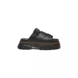 Dr. Martens papuci Mattison culoarea negru, cu platforma, DM40900001 imagine
