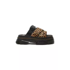 Dr. Martens papuci Mattison culoarea negru, cu platforma, DM41110200 imagine