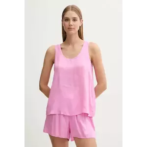 United Colors of Benetton pijama culoarea roz, 41HY3P00S imagine