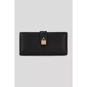 Karl Lagerfeld portofel de piele culoarea negru, A3W32040 imagine