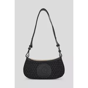Karl Lagerfeld geantă de piele culoarea negru, A3W30063 imagine