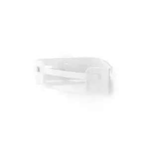 Umbra raft de duș Flex culoarea alb imagine