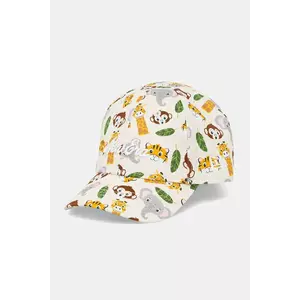 New Era șapcă NEW ERA culoarea bej, cu imprimeu, 60667523 imagine