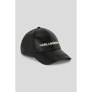 Karl Lagerfeld șapcă culoarea negru, cu imprimeu, A3W33140 imagine