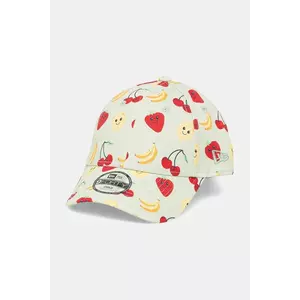 New Era șapcă de baseball din bumbac NEW ERA culoarea verde, cu imprimeu, 60667525 imagine