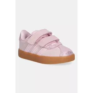 adidas sneakers pentru copii VL COURT 3.0 culoarea roz, JP7851 imagine