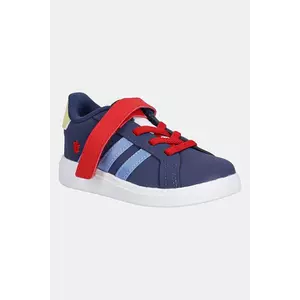 adidas sneakers pentru copii GRAND COURT 00s SNOW WHIT culoarea bleumarin, JR4918 imagine