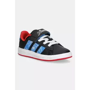 adidas sneakers pentru copii GRAND COURT Spider-man culoarea negru, JQ8073 imagine