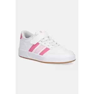adidas sneakers pentru copii BREAKNET 3.0 culoarea alb, JS3684 imagine