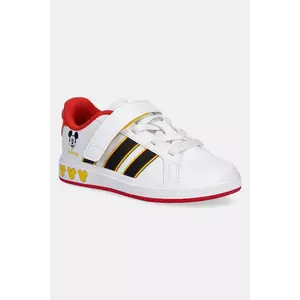 adidas sneakers pentru copii GRAND COURT MICKEY culoarea alb, JQ8067 imagine