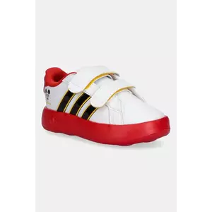 adidas sneakers pentru copii GRAND COURT MICKEY culoarea alb, JQ8070 imagine