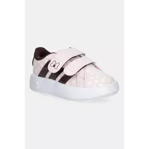 adidas sneakers pentru copii GRAND COURT MINNIE culoarea roz, JR8131 imagine