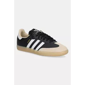 adidas Originals teniși din piele copii SAMBA OG culoarea negru, JQ8555 imagine
