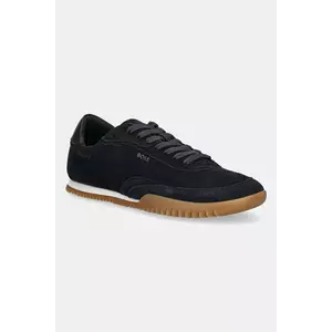 BOSS sneakers din piele intoarsă Careton culoarea bleumarin, 50548707 imagine