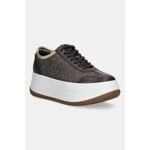 MICHAEL Michael Kors sneakers Hayes culoarea maro, 43T5HYFS2L.200 imagine