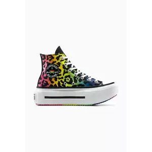 Converse teniși Chuck Taylor All Star Lift Double Stack Pride A15782C imagine